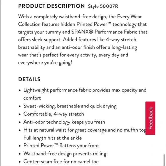 SPANX Every.Wear Mesh Side Leggings - Picture 15 of 16